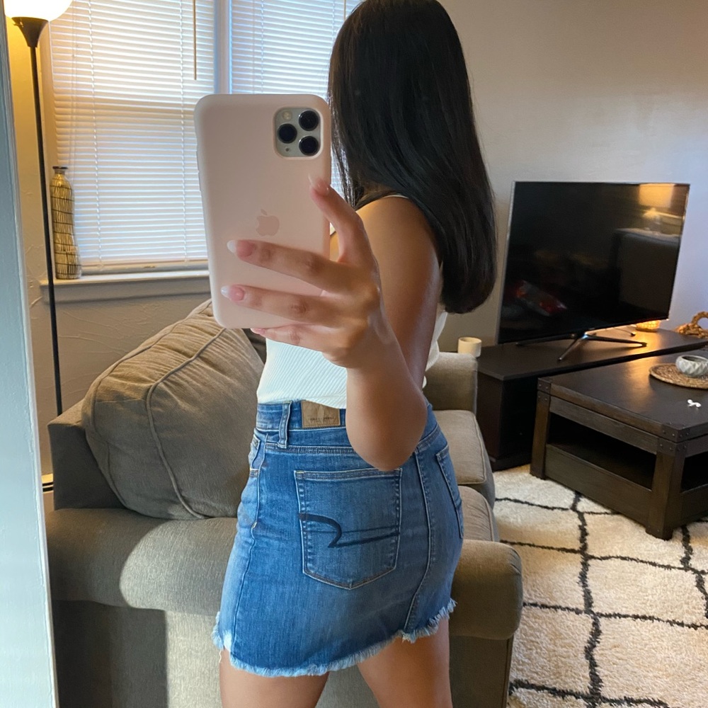 Mini Denim Skirt